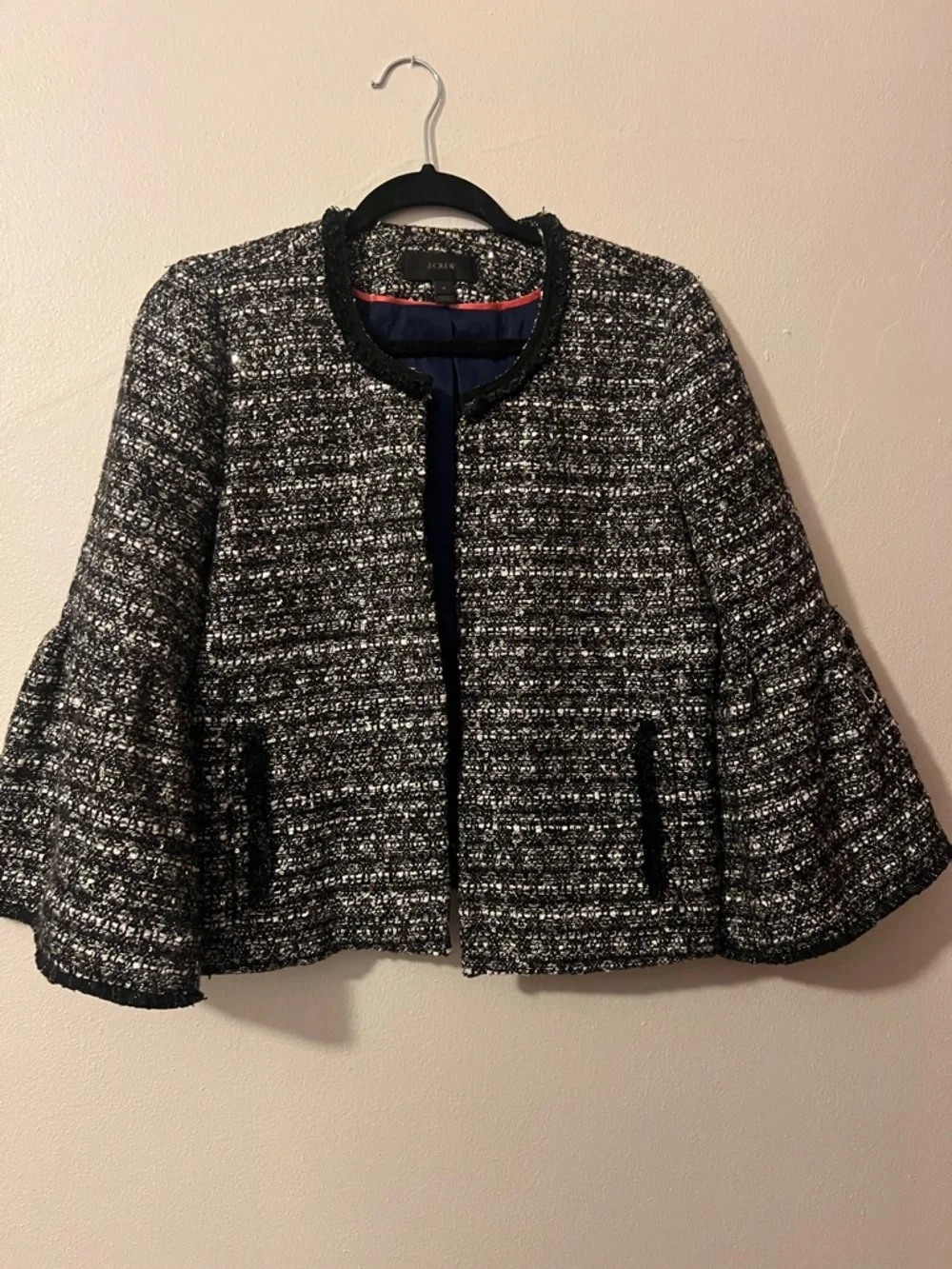 J Crew Shimmer Tweed Lady Jacket - Picture 3 of 5